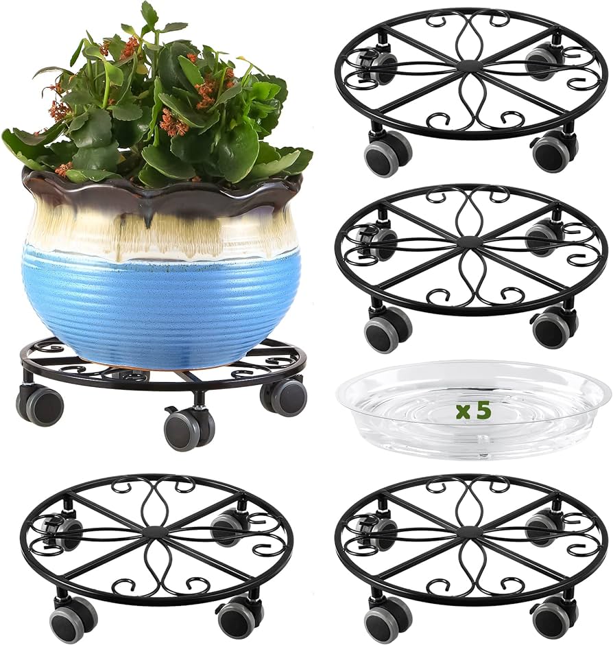 Effortlessly Move Your Plants with a Convenient Plant Dolly on Wheels Effortlessly Move Your Plants with a Convenient Plant Dolly on Wheels