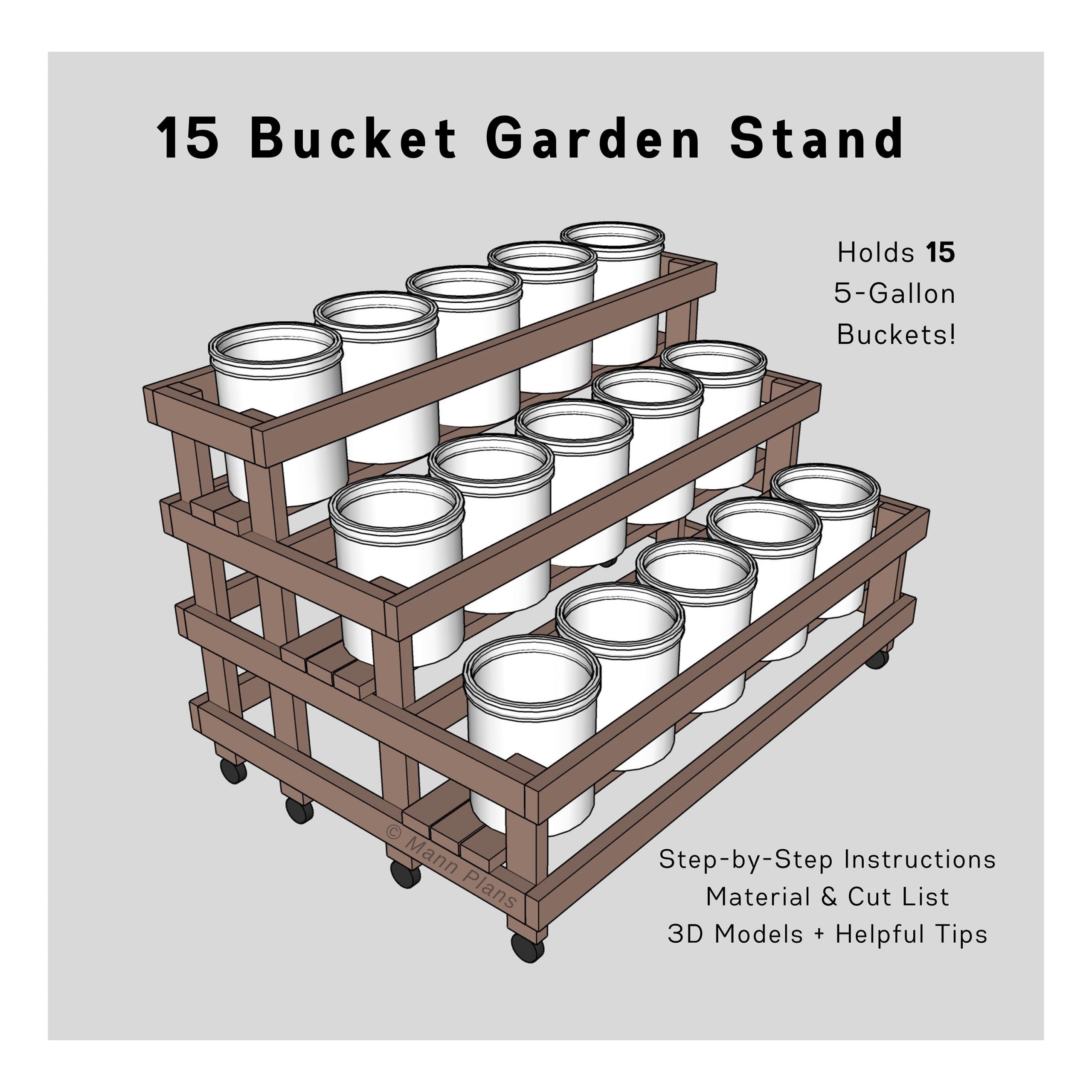 Creative Ways to Use a 5 Gallon Bucket as a Plant Stand for Your Home Garden Creative Ways to Use a 5 Gallon Bucket as a Plant Stand for Your Home Garden