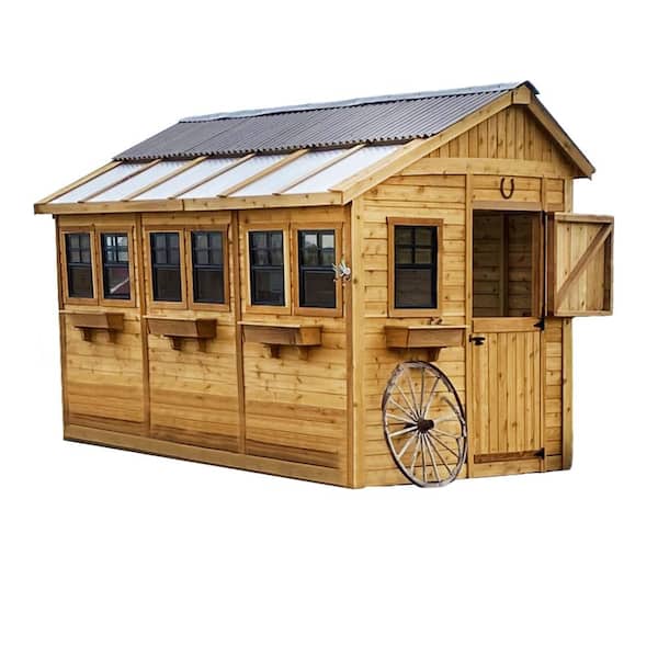 25 Days of Outdoor Living: Embrace Nature and Create Lasting Memories Maximize Your Space: Explore the 12 ft x 8 ft Outdoor Living Today Wood Shed for Your Backyard