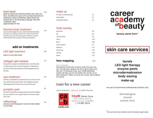 Career Academy of Beauty Garden Grove | Cosmetology & Spa Training Career Academy of Beauty Garden Grove | Cosmetology & Spa Training